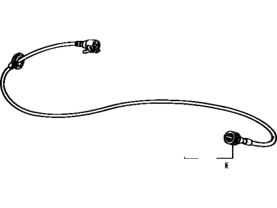 Toyota 83710-16310 Speedometer Drive Cable Assembly, No.1