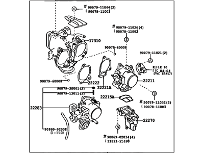 Toyota 22210-20190 Throttle Body Assembly