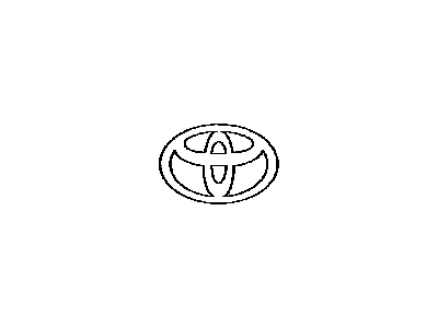 Toyota 90975-02072 Symbol Emblem