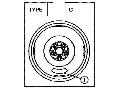 Toyota 42611-06E00 Wheel, Disc