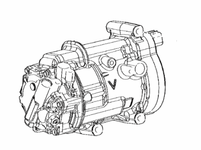 Toyota 88370-47121 Compressor Assembly, W/M