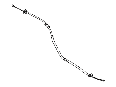 Toyota 46430-52270 Rear Cable
