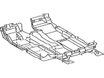 Toyota 58510-0C461-C0 Mat Assembly, Floor, Front
