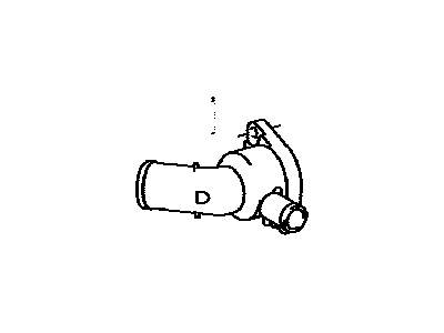 Toyota 16321-65010 Inlet, Water