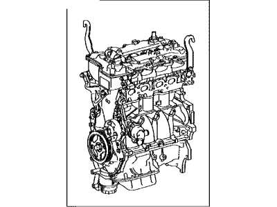Toyota 19000-28391 Engine Assembly, Partial