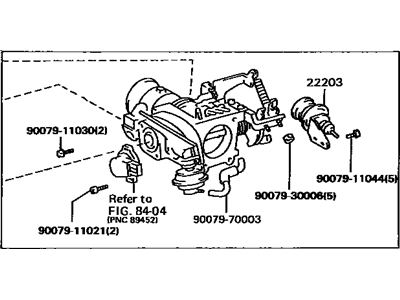 Toyota 22030-46020 Throttle Body