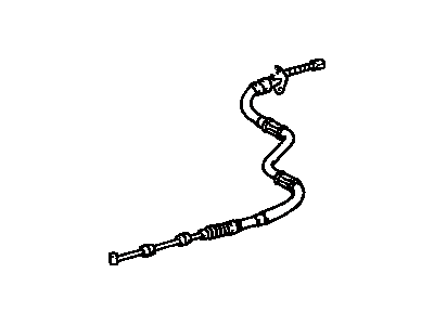 Toyota 46420-14260 Rear Cable