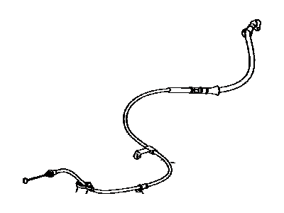 Toyota 46420-06172 Rear Cable