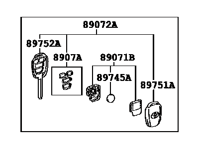 Toyota 89070-06441 Transmitter Assembly, Do