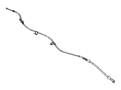 Toyota 46430-06172 Rear Cable