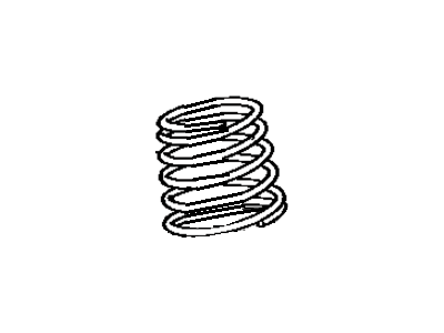 Toyota 48231-17320 Spring, Coil, Rear