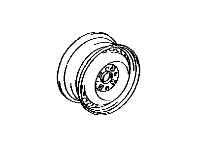 Toyota 42611-12640-01 Wheel, Disc