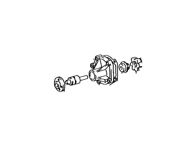 Toyota 16110-19065 Water Pump Assembly W/O Coupling