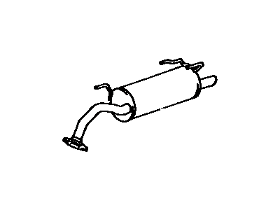 Toyota 17430-62031 Exhaust Tail Pipe Assembly