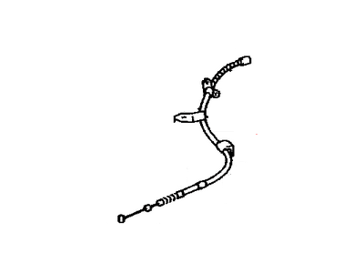 Toyota 46420-08030 Rear Cable