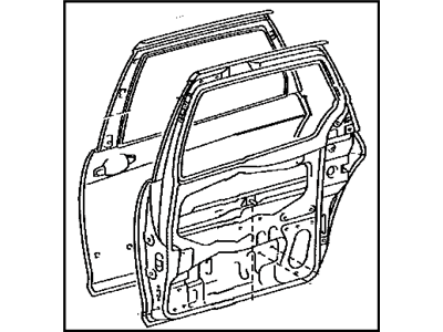 Toyota 67004-08074 Panel Sub-Assy, Rear Door, LH