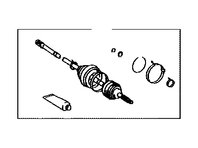 Toyota 43470-29655 Shaft & Joint Assembly