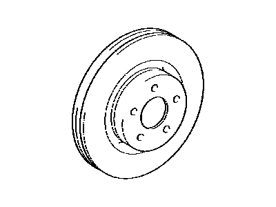 Toyota 43512-42090 Front Disc