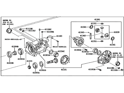 Toyota 41110-42050 Differential Carrier Assembly
