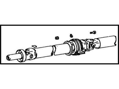 Toyota 37100-14610 Propelle Shaft Assembly W/Center Bearing