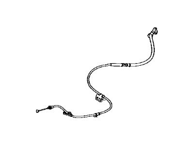 Toyota 46420-06180 Rear Cable