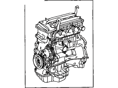Toyota 19000-20032 Engine Assembly, Partial