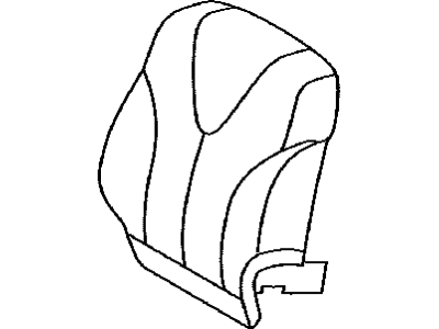 Toyota 71074-06D00-E0 Front Seat Back Cover, Left(For Separate Type)