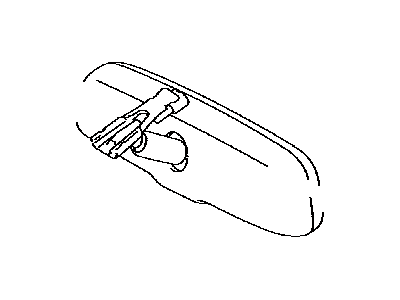 Toyota 87810-06050 Inner Rear View Mirror Assembly