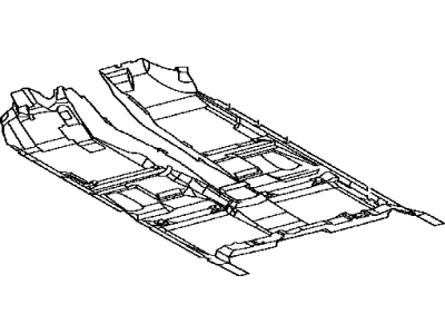 Toyota 58510-06383-E0 Carpet Assembly, Floor