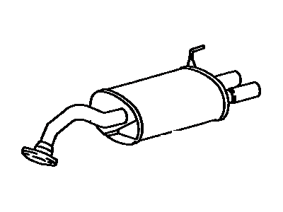 Toyota 17430-11790 Exhaust Tail Pipe Assembly
