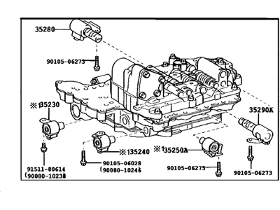Toyota 35410-12700 Body Assy, Transmission Valve