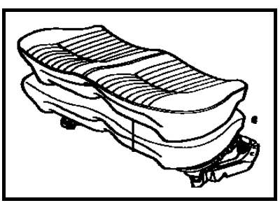 Toyota 71410-20490-06 Cushion Assembly, Front Seat