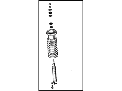 Toyota 48500-29195 Shock Absorber Assembly Front Right