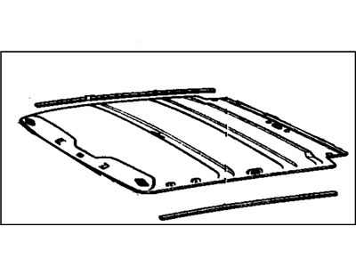 Toyota 63310-21011-05 HEADLINING Assembly, Roof