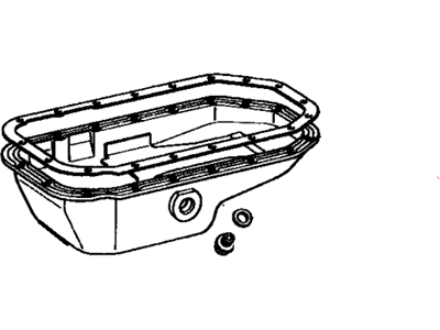 Toyota 12101-39125 Pan Sub-Assembly, Oil