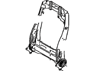 Toyota 71013-02130 Frame Sub-Assembly, Front Seat