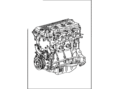 Toyota 19000-0P450 Engine Assembly, Partial