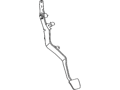 Toyota 31301-02250 Pedal Sub-Assy, Clutch