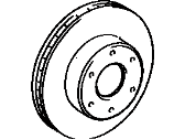 OEM Toyota T100 Front Disc - 43512-34040