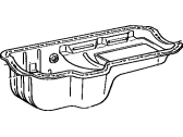OEM Toyota Celica Pan Sub-Assembly, Oil - 12101-43040