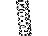 OEM Toyota Paseo Spring, Coil, Rear - 48231-16770