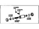 OEM Toyota Cressida Cylinder Assembly, Rear Wheel Brake - 47550-22060