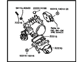 OEM Toyota Celica Throttle Body - 22210-74150