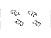 Toyota 04948-0R010 Fitting Kit, Disc Brake