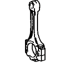 Toyota 13201-09790-A0 Rod Sub-Assembly, Connecting