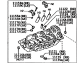 Toyota 11102-29075 Head Sub-Assembly, Cylinder