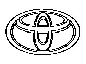 Toyota 75310-06140 Emblem Assembly, Radiator
