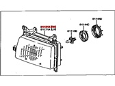 Toyota 81130-34010 Head Lamp Sub Assembly, H