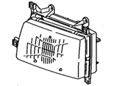 Toyota 81170-34010 Head Lamp Sub Assembly, H