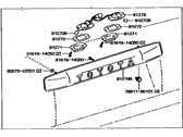 Toyota 81270-89126 License Plate Lamp Assembly Toyota 81270-89126 License Plate Lamp Assembly